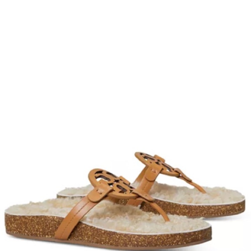 NWT Tory Burch Miller Cloud Shearling Size 8